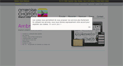 Desktop Screenshot of ambroise-charron.com
